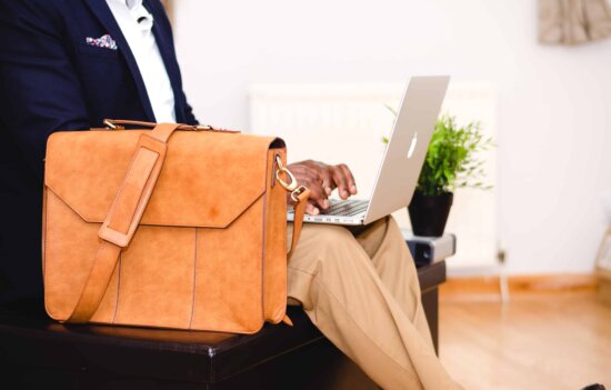 people, briefcase, bag, laptop computer, businessman, indoor