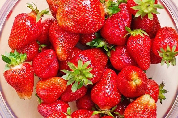 doux, fruit, nourriture, délicieux, nutrition, feuille, fraise, berry