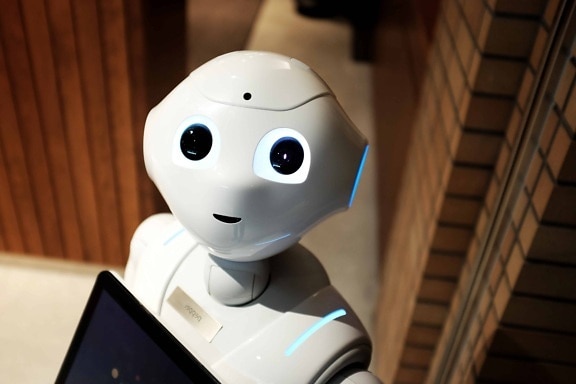 человекоподобный робот, устройство, робот, машины, технологии, современный, Крытый