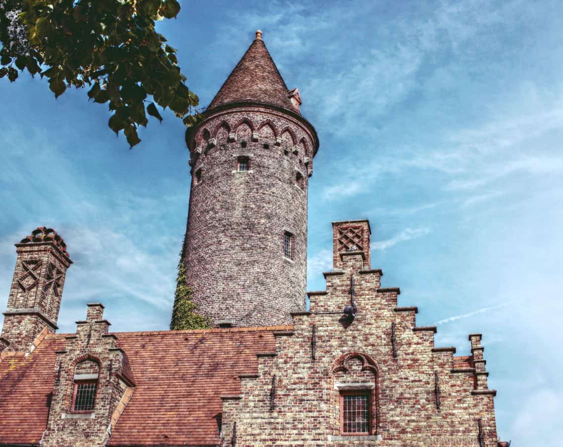 alte Burg, alte, Architektur, Turm, blauer Himmel, Palast, Fassade, Fassade