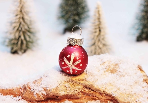 jul, nytår, snefnug, dekoration, snefnug, sne, vinter