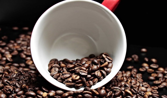kofein, káva pohár, espresso, tmavé, nápoj