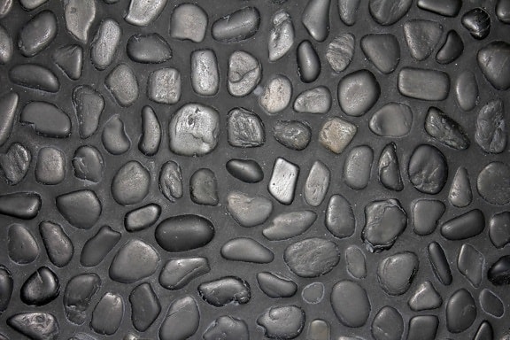 抽象的, 黑色的石头, 图案, 表面, 质地, 墙壁, 建筑, 灰色