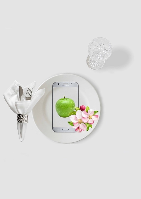 ภาพตัดต่อ จาน อินทรีย์ สุขภาพ แอปเปิ้ล ดอกไม้ อาหาร อาหาร เครื่อง ครัว สีชมพู