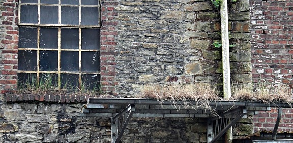 ventana, arquitectura, casa, pared, viejo, ladrillo, piedra al aire libre,