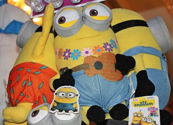 barn, Leksak, barndom, docka, Mjukisleksak, gul, objekt