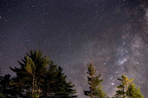 súhvezdí, noc, príroda, obloha, astronómia, sneh, dark, galaxy