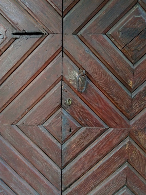 puerta, textura, planta, patrón, carpintería, madera