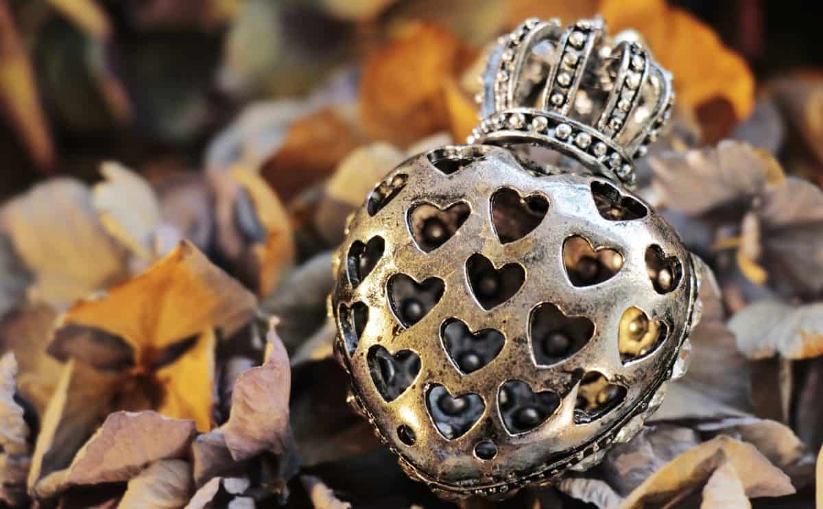 logam, mahkota, alam, perhiasan, daun, masih hidup, musim gugur