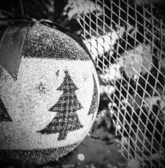 christmas, monochrome, object, gift, sphere, decoration, material