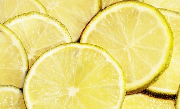 плодове, на храните, лимон, цитрусови, резен, витамин