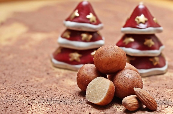 almond, brown, food, grain, decoration, nutrition, organic