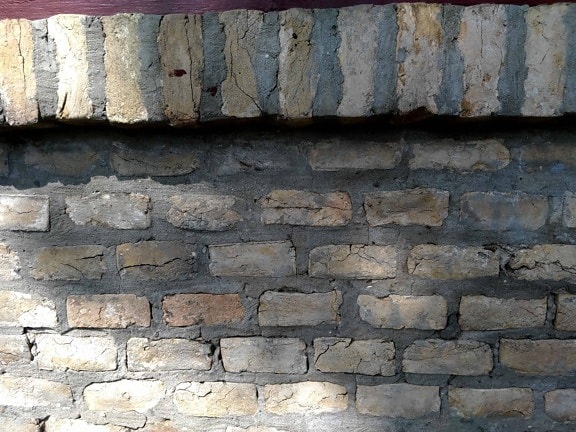 beton, oude, stenen, textuur, muur, bouw, bakstenen muur