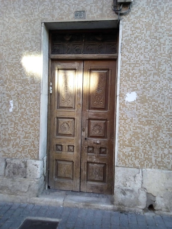 drzwi, chodnik, dom, drewno, wejście, architektura, bramy, stare, ściany