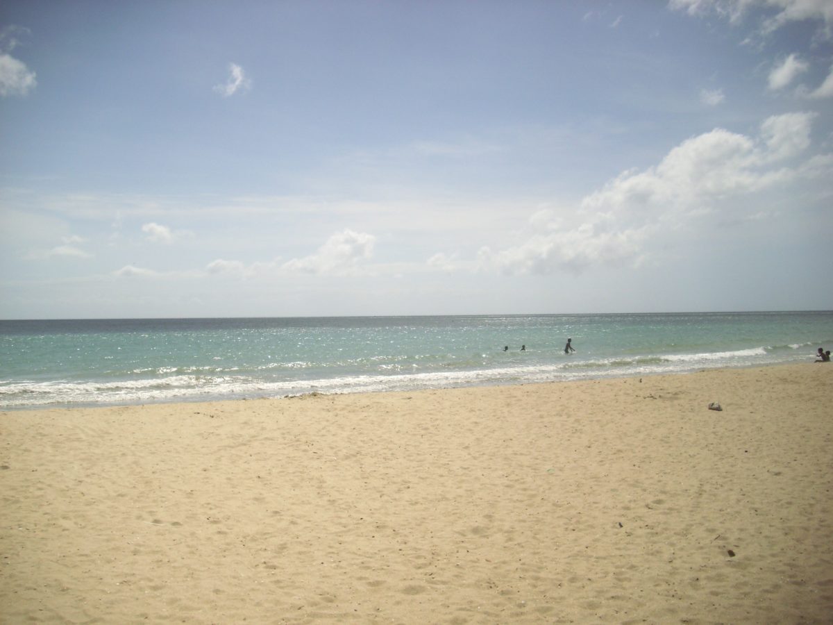sand, beach, water, paradise, sunlight, seashore, sea, ocean, island, sky