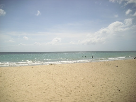 пясък, плаж, вода, рай, слънчева светлина, морския бряг, море, океан, остров, небе