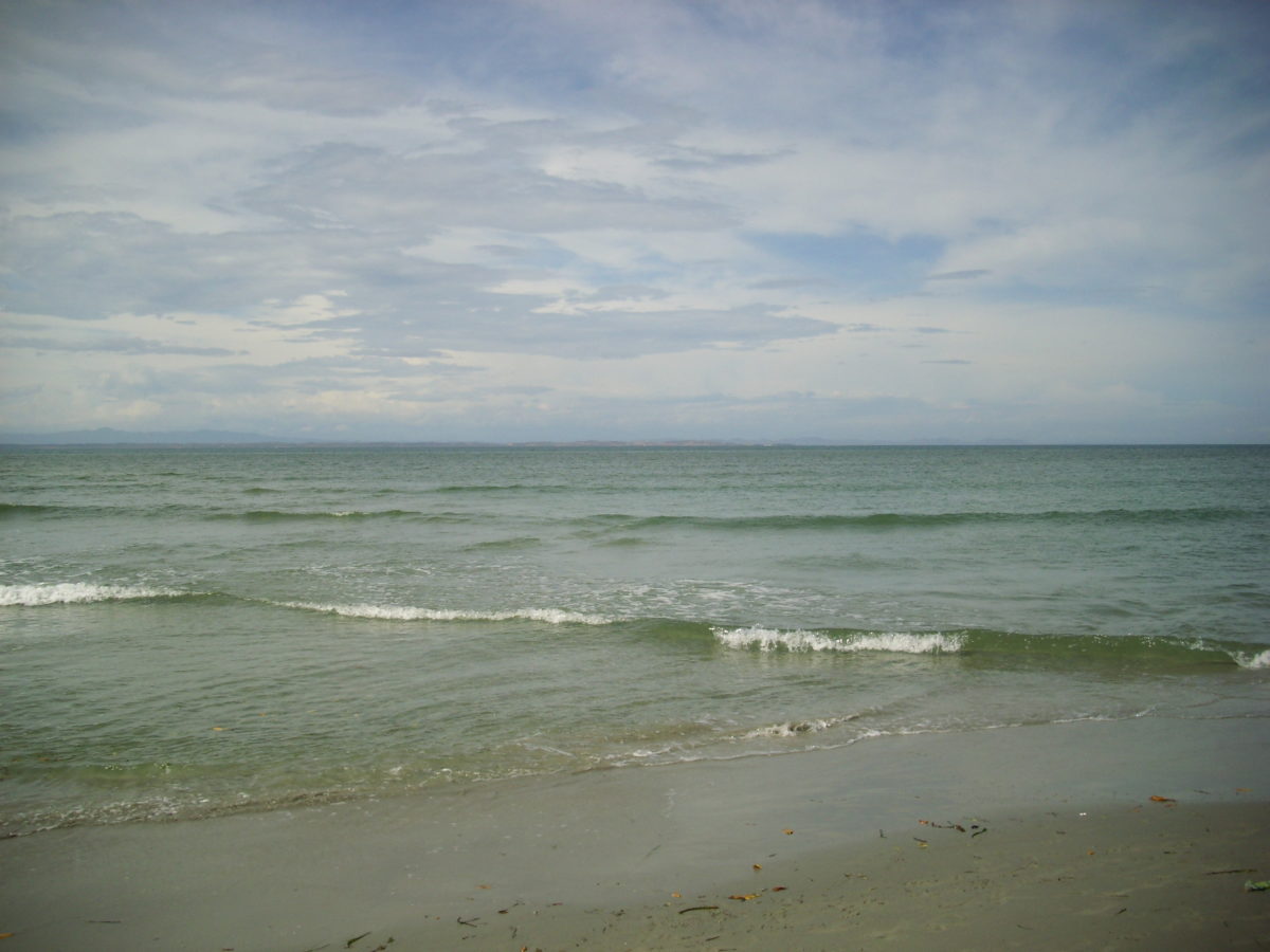 onda, céu, oceano, mar, praia, areia, água, paisagem, ao ar livre