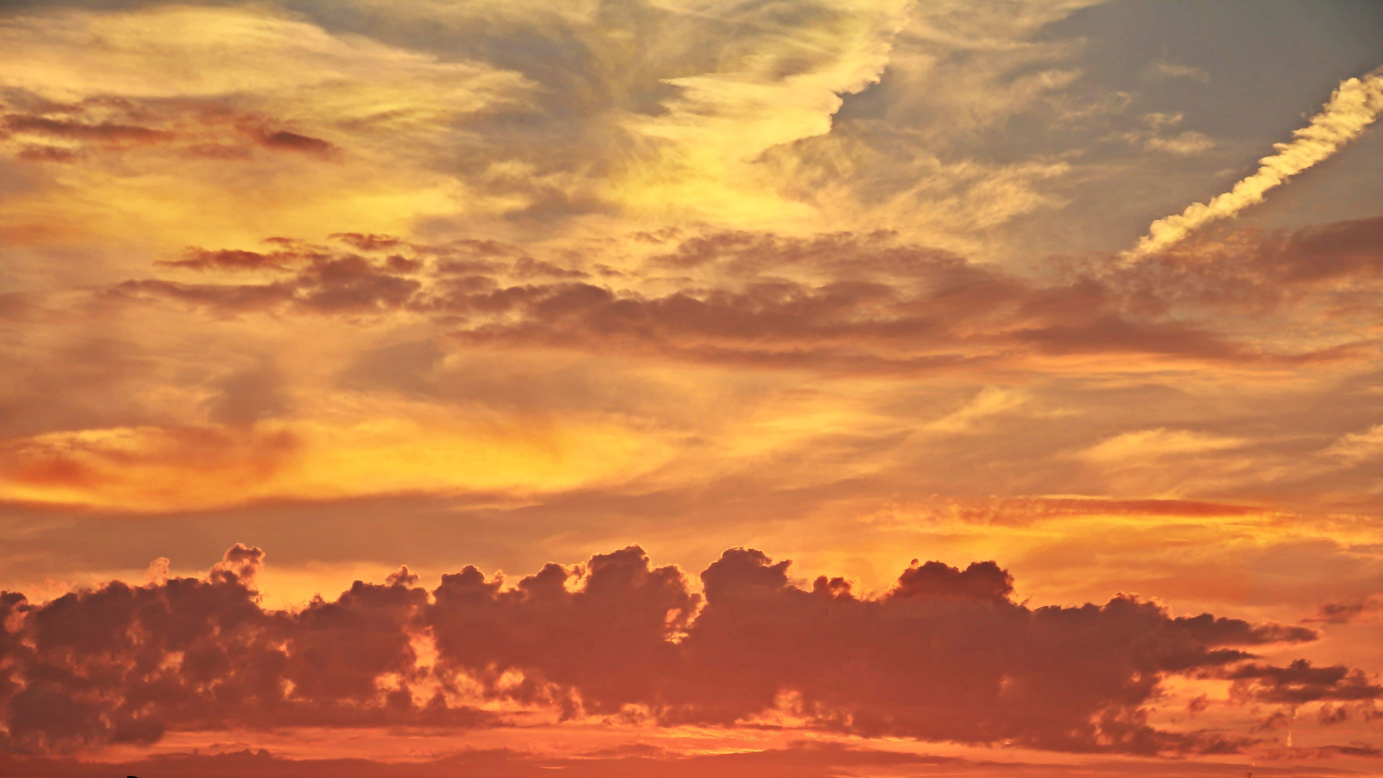 フリー写真画像 自然 夜明け 空 太陽 大気 風景 雲