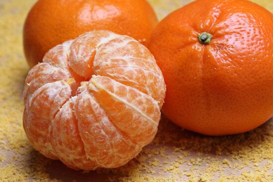 Mandarinen und Orangen