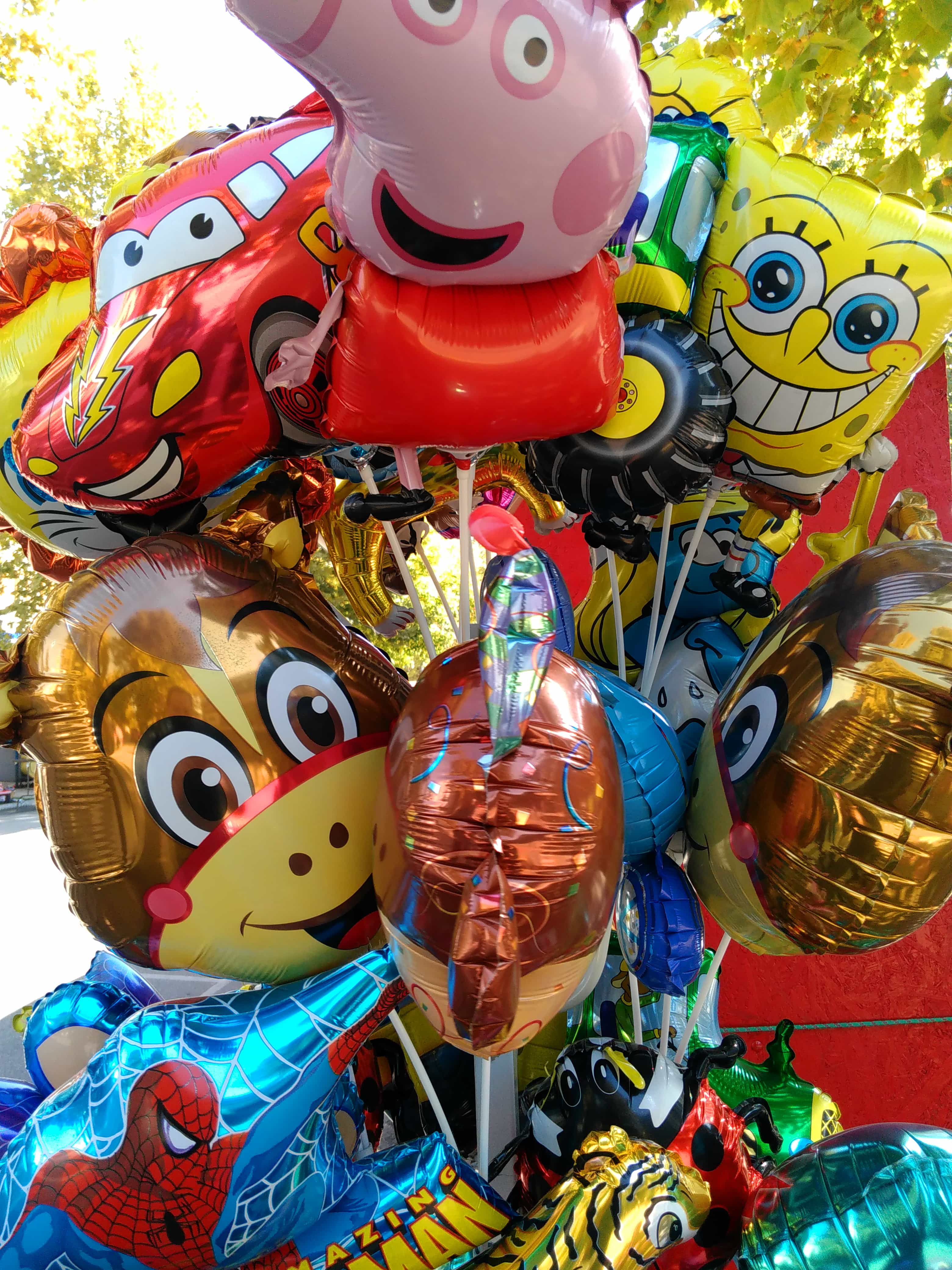 Free picture: colorful, helium, balloon, art, festival, toy, object, outdoor