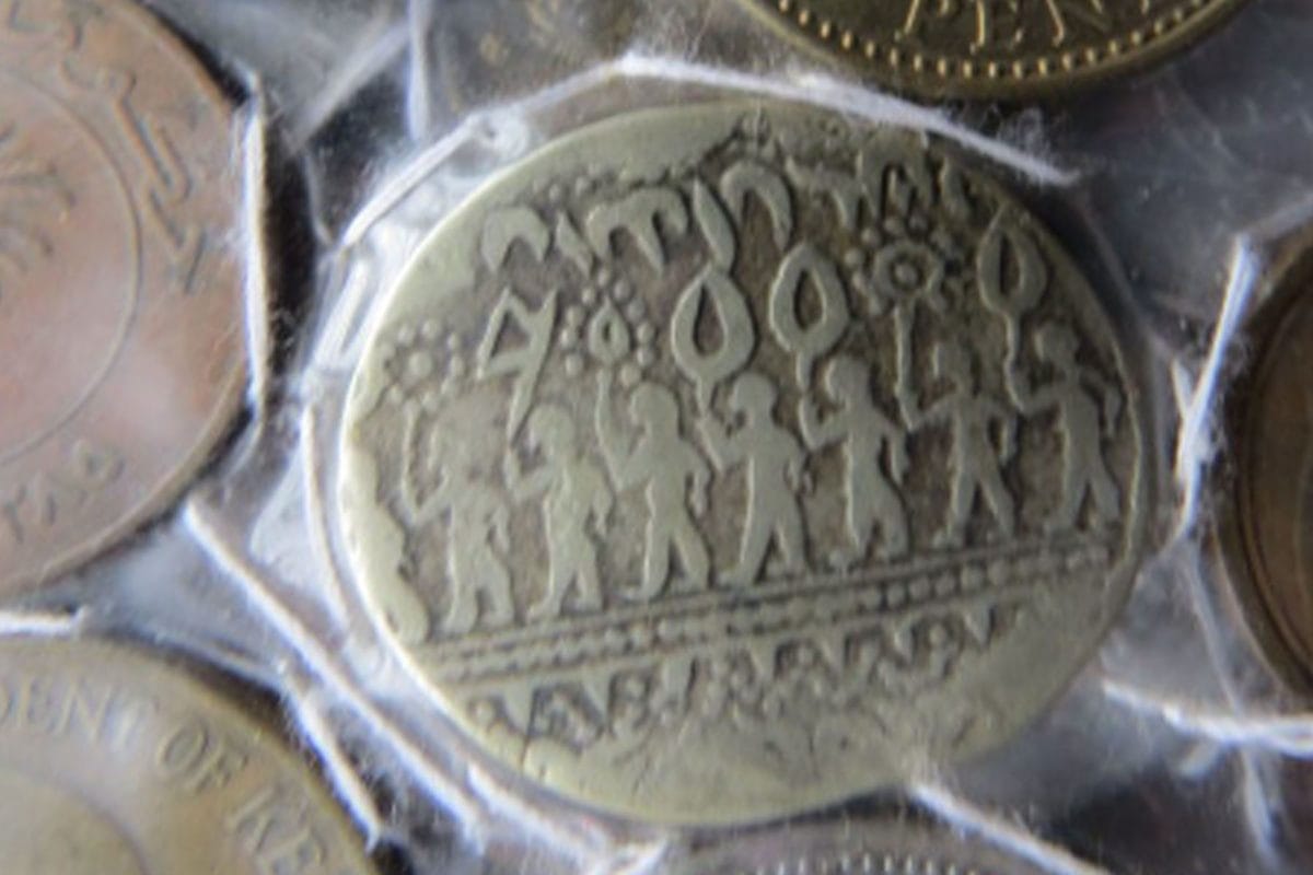 logam koin, mata uang, uang, tua, antik, harta karun, uang tunai, logam