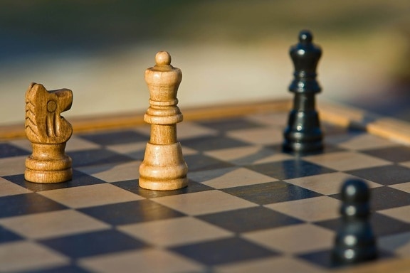 sakktábla, Queen, gameplan, intelligencia, stratégiai, győzelem, lovag, sakk