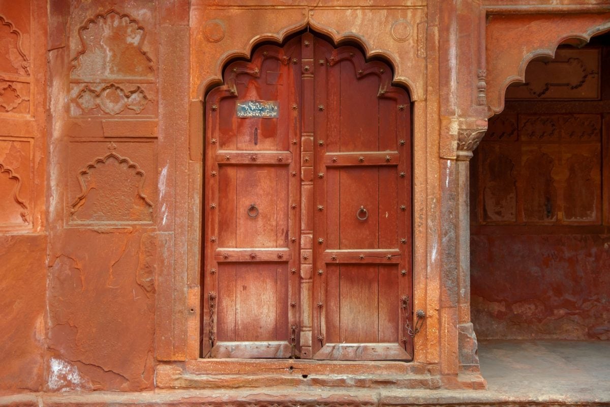 σπίτι, αρχαίος, αψίδα, Ασία, αρχιτεκτονική, μπροστινή πόρτα, ξύλο, είσοδος, παλαιός