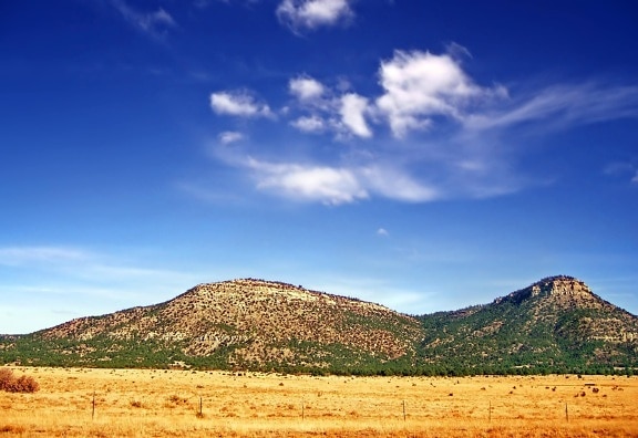 deserto, céu azul, natureza, colina, paisagem, Knoll, ao ar livre, montanha