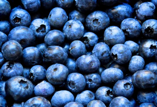 Berry, jedzenie, owoce, przeciwutleniacz, Blueberry, detal, organiczne, witamina
