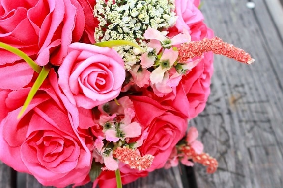 bouquet, red rose, flower, arrangement, decoration
