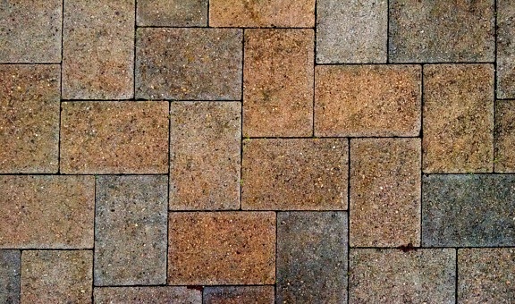tijolo, concreto, padrão, cimento, cubo, textura, pedra, velho