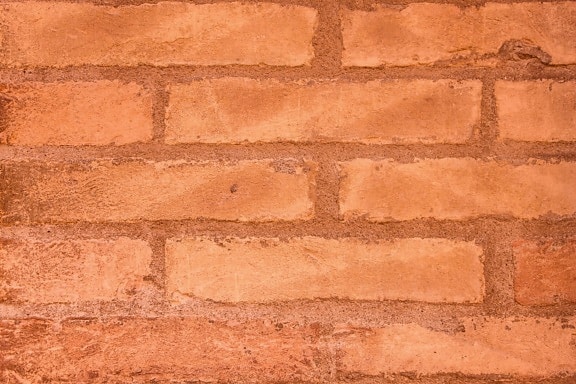 mur de briques, ciment, vieux, brique brune, détail, modèle, architecture