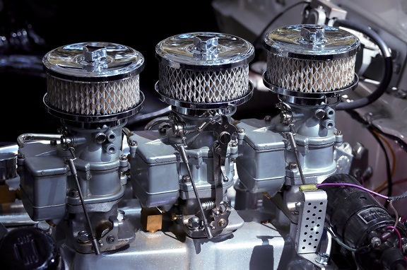 dieselový motor, stroj, auto motor, karburátor, technológie, chróm, filter