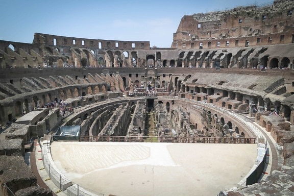 Италия, Рим, архитектура, театър, амфитеатър, стадион, Колизеум, структура