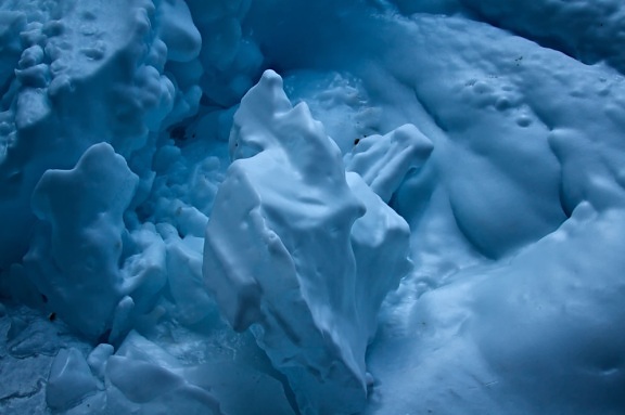 Eisberg, Schnee, Schatten, Wasser, Eis, Gletscher, kalt, fest, tiefgefrorener Schnee, Natur