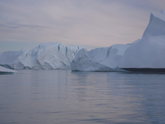 Grönland, hegy, jég, táj, hó, jéghegy, víz, gleccser