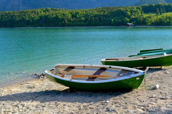 lake, water, summer, canoe, boat, outdoor, ground, green