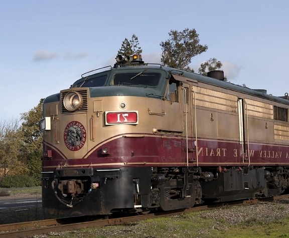 locomotive, vieux train, chemin de fer, véhicule, moteur, transport, transport