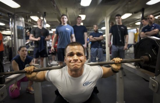muscle, épaule, Force, remise en forme, salle de gym, athlète, équipement, compétition