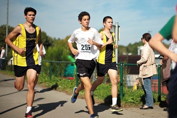 race way, racetrack, racing, youth, person, sport, runner, competition