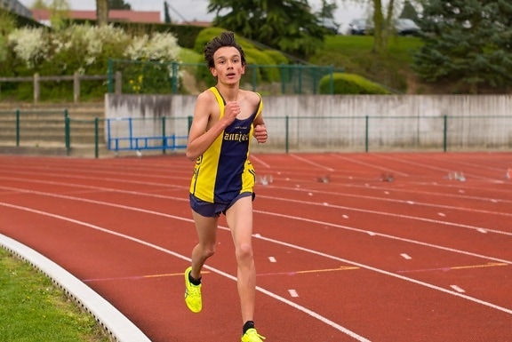 boy, runner, sport, competition, foot race, athlete, race, effort