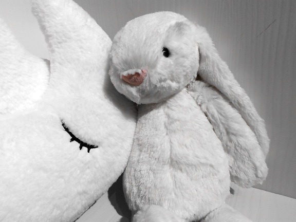 กระต่าย, ของเล่น, ผ้าปูที่นอน, ตุ๊กตาหมีของเล่น, น่ารัก, แนวตั้ง, เด็ก, ขนสัตว์