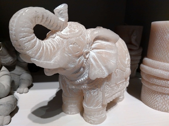 декоративни, слон, слонова кост, скулптура, Грънчарство, изкуство, ръчно изработени, форма