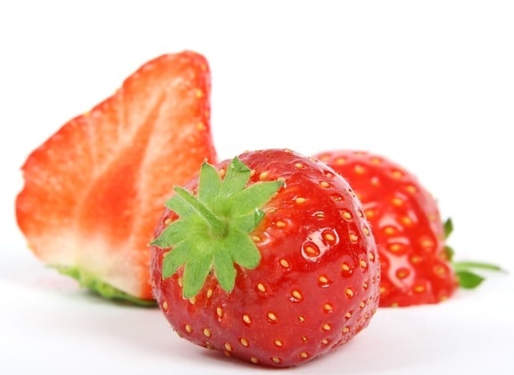 dew, food, delicious, strawberry, fruit, nutrition, leaf, berry