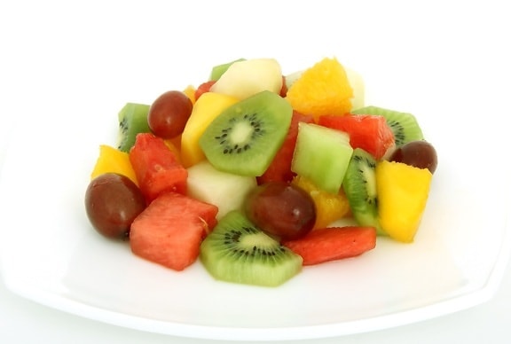 frukt, salat, diett, mat, ernæring, deilig, Kiwi, søt