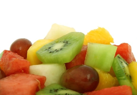 vegetable, food, kiwi, salad, pepper, fruit, diet, nutrition