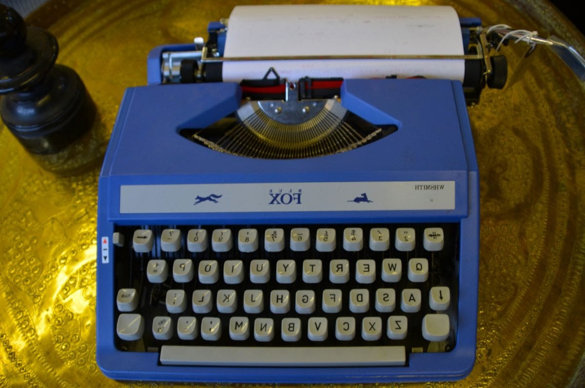 máquina de escribir, portable, negocios, teclado, computadora, tecnología, texto, tipo