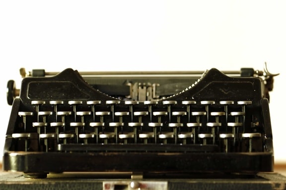 пишеща машина, тип, технология, ретро, стар, клавиатура, носталгия, класически