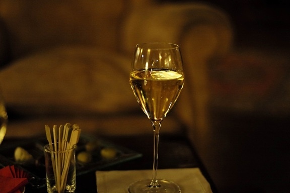vino, bebida, Champagne, vidrio, celebración, naturaleza muerta, partido, difuminar