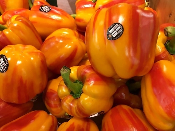 bell pepper, market, marketplace, vegetables, pepper, vegetable, healthy, vegetarian